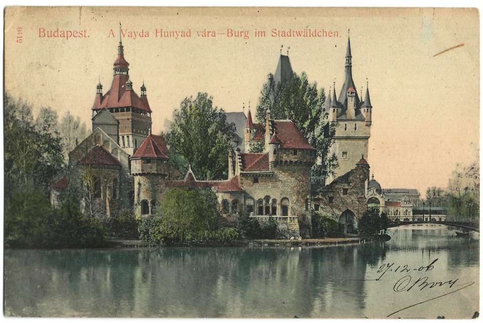 19061227 Budapest Burg im Stadtwäldchen