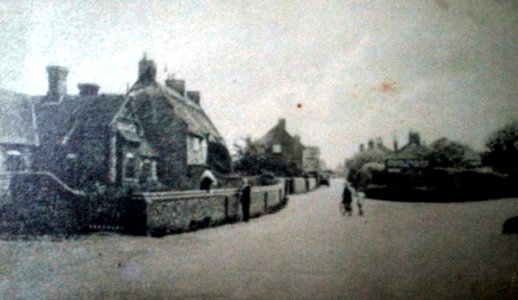 1907 The Corner of Keswick road with Walcott Road, Bacton