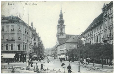 19070105 graz bismarckplatz photo