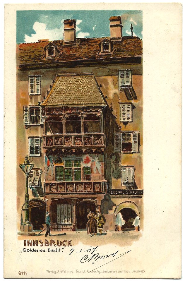 19070107 innsbruck goldenes dachl