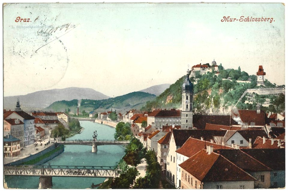 19070106 graz mur schlossberg