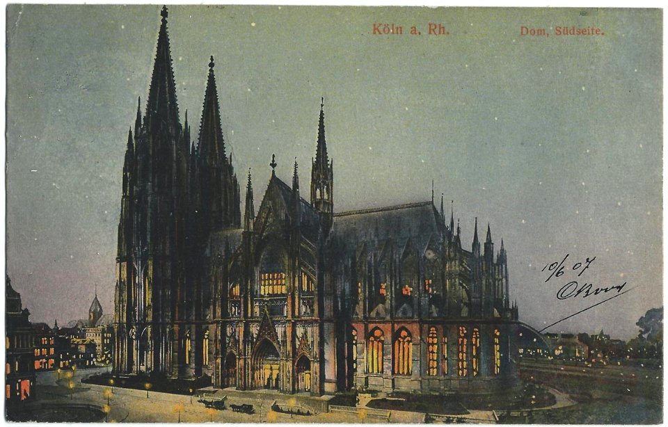 19070610 Köln Dom Südseite photo