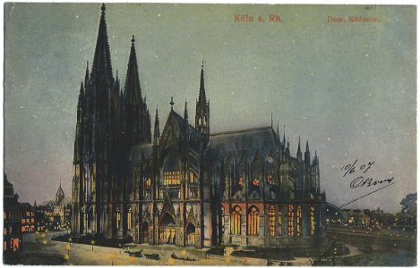 19070610 Köln Dom Südseite photo