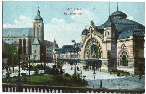 19070124 Köln Hauptbahnhof photo