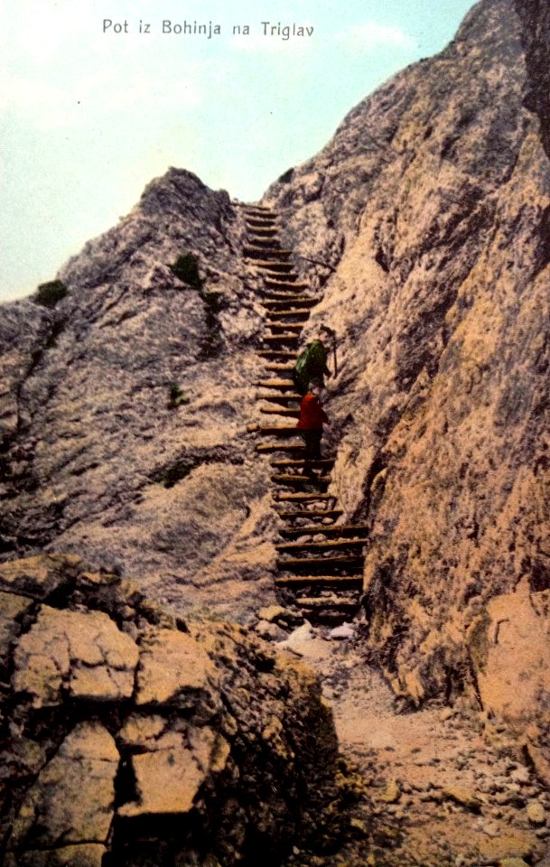 1908 postcard of Triglav