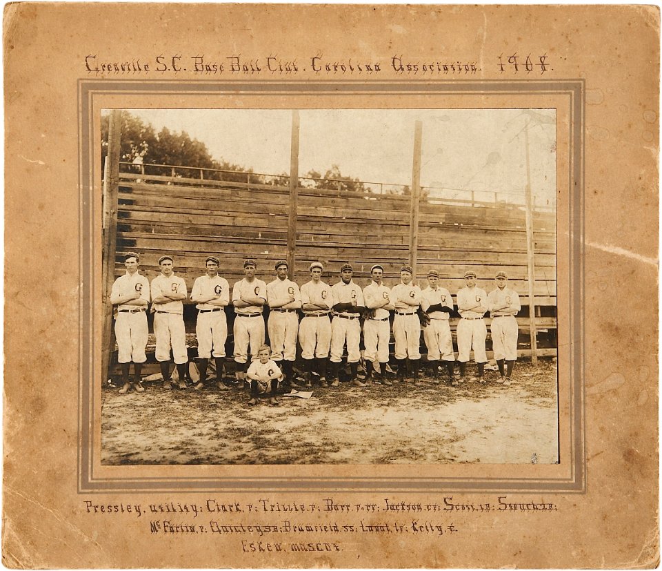 1908 Shoeless Joe Jackson Greenville Spinners