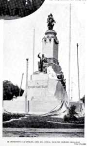 1908-07-11, Blanco y Negro, El monumento a Castelar, obra del genial escultor Mariano Benlliure, Cifuentes