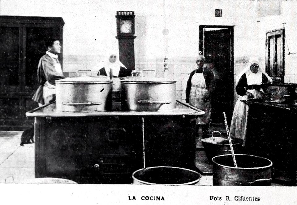 1908-10-17, Blanco y Negro, La cocina