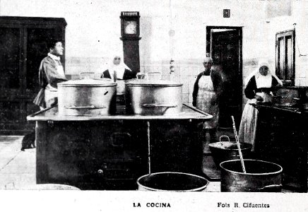 1908-10-17, Blanco y Negro, La cocina photo