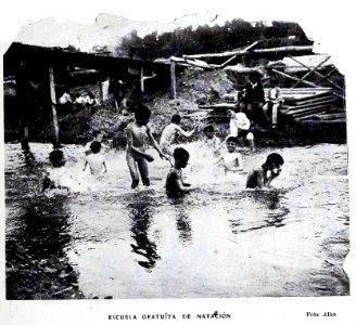 1908-08-15, Blanco y Negro, Escuela gratuita de natación 02, Alba