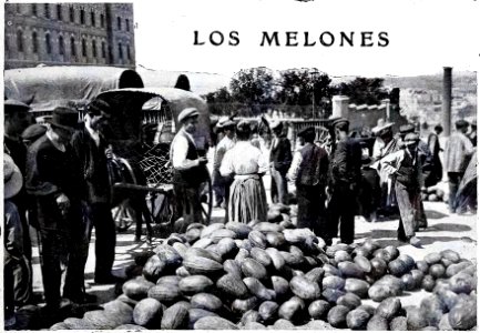 1908-09-26, Blanco y Negro, Los melones, Ajustando un carro para la conducción, Alba