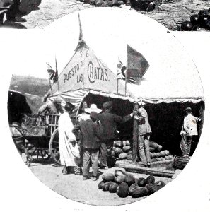 1908-09-26, Blanco y Negro, Los melones, Puesto de melones, Alba