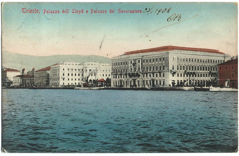 19080123 trieste palazzo dell lloyd palazzo del governatore