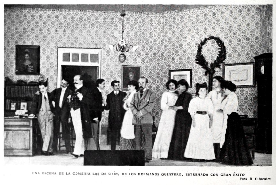 1908-10-10, Blanco y Negro, Una escena de Las de Caín, Cifuentes