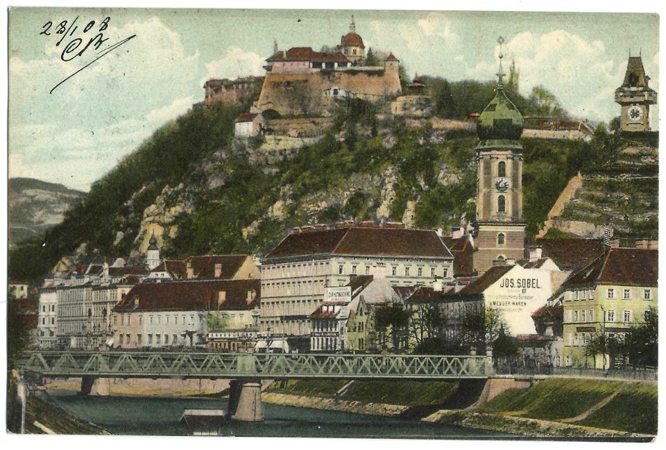 19080128 graz mur u schlossberg