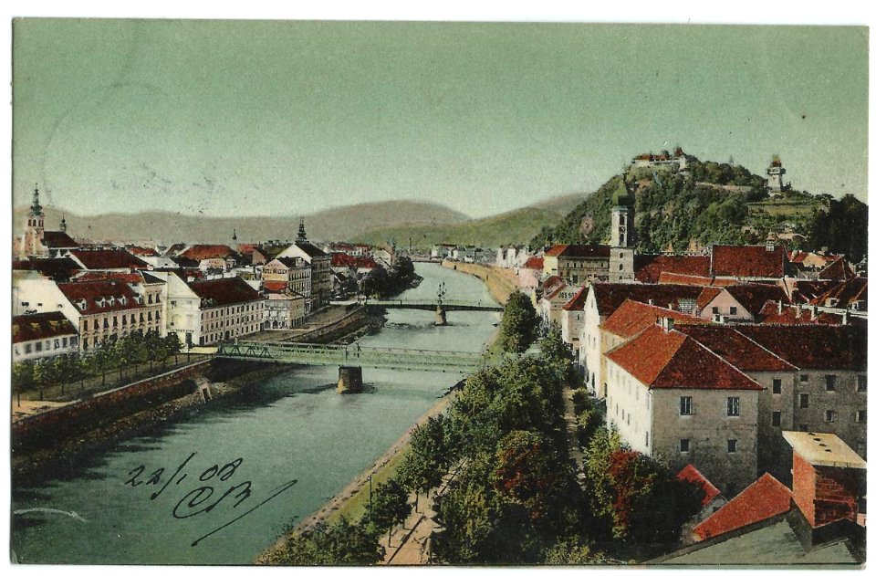 19080128 graz mit den drei brucken