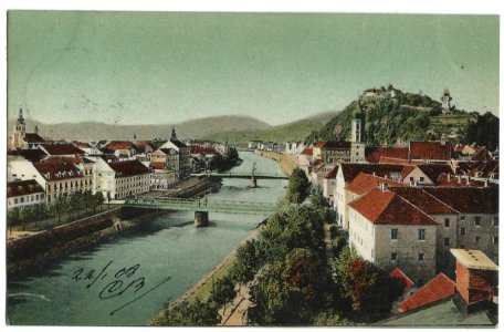 19080128 graz mit den drei brucken