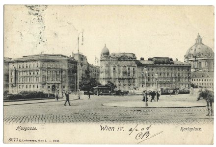 19080202 wien neugasse karlplatz photo