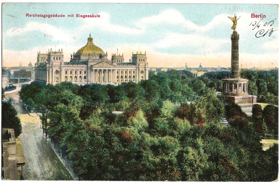 19080413 berlin reichstagsgebaude siegesallee