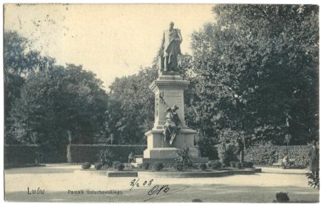 19080208 lwow pomnik goluchowskiego photo
