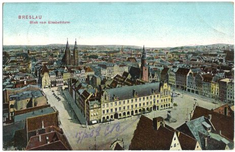 19080217 breslau blick elisabethturm