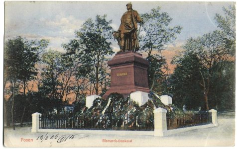 19080218 posen bismarck denkmal