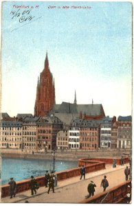 19081219 frankfurt dom alte mainbrucke
