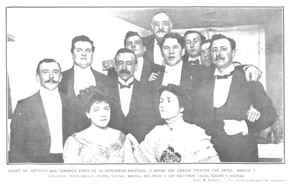 1909-01-20, Actualidades, Grupo de artistas, Cifuentes