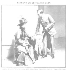 1909-01-27, Actualidades, Estreno en el Teatro Lara, Cifuentes