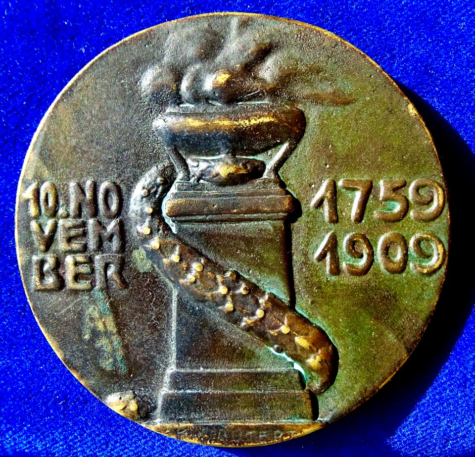 1909 Medal by Karl Dautert, reverse