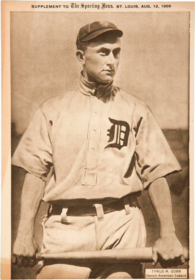 1909 Sporting News Ty Cobb