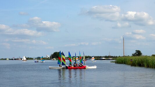 Water sailing boat friesland