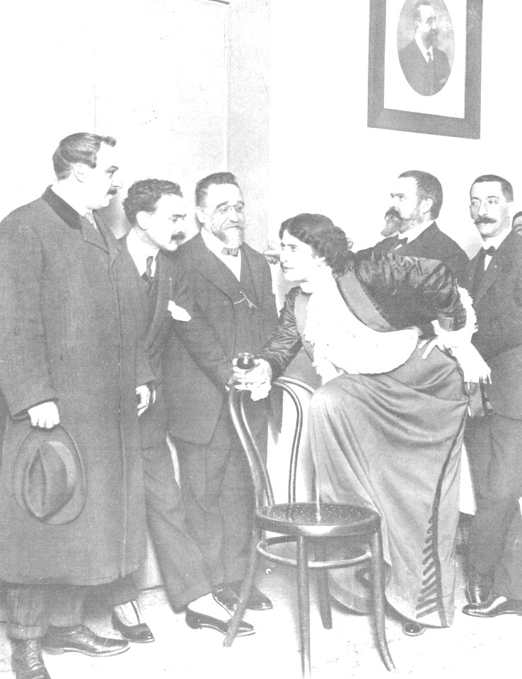 1909-03-10, Actualidades, Un té en el Teatro de la Zarzuela, Cifuentes (cropped)