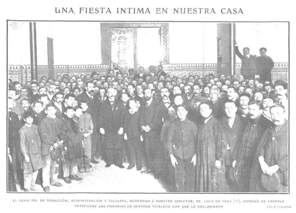 1909-01-20, Actualidades, Una fiesta íntima en nuestra casa, Cifuentes
