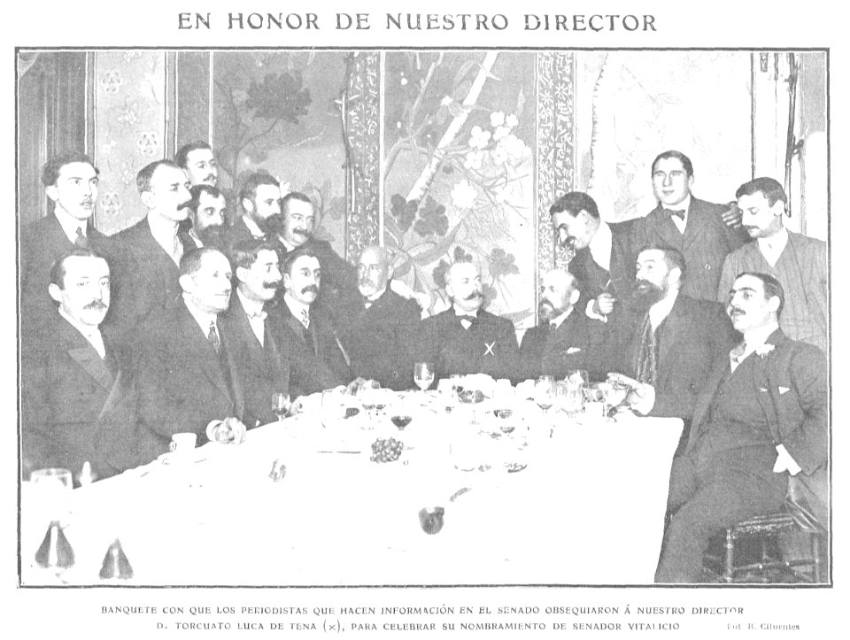 1909-01-27, Actualidades, En honor de nuestro director, Cifuentes
