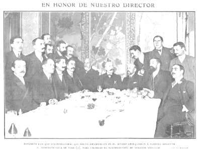 1909-01-27, Actualidades, En honor de nuestro director, Cifuentes