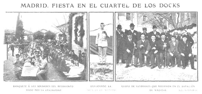1909-03-31, Actualidades, Madrid, Fiesta en el cuartel de los Docks, Cifuentes photo