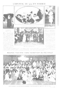 1909-02-24, Actualidades, Carnaval de 1909 en Madrid
