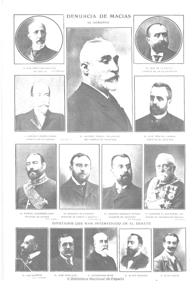 1909-04-28, Actualidades, Denuncia de Macías