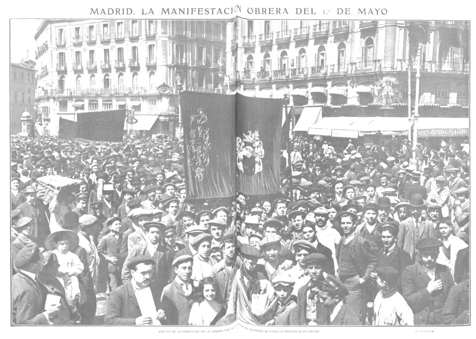 1909-05-05, Actualidades, Madrid, La manifestación obrera del 1º de mayo, Cifuentes