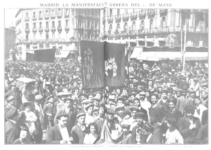 1909-05-05, Actualidades, Madrid, La manifestación obrera del 1º de mayo, Cifuentes