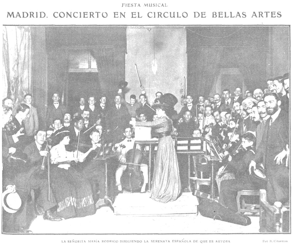 1909-05-26, Actualidades, Fiesta musical, Madrid, Concierto en el Círculo de Bellas Artes, Cifuentes