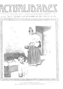 1909-09-15, Actualidades, En el barrio judío de Melilla, Tipo de mujer judía en el interior de su domicilio, Alba