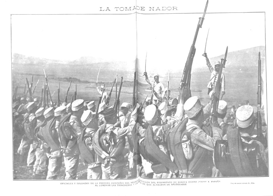 1909-09-29, Actualidades, La toma de Nador, Alba