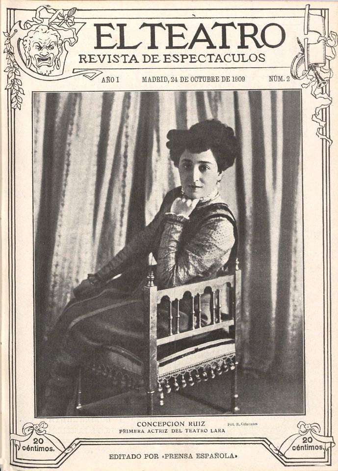 1909-10-24, El Teatro, Concepción Ruiz, Cifuentes