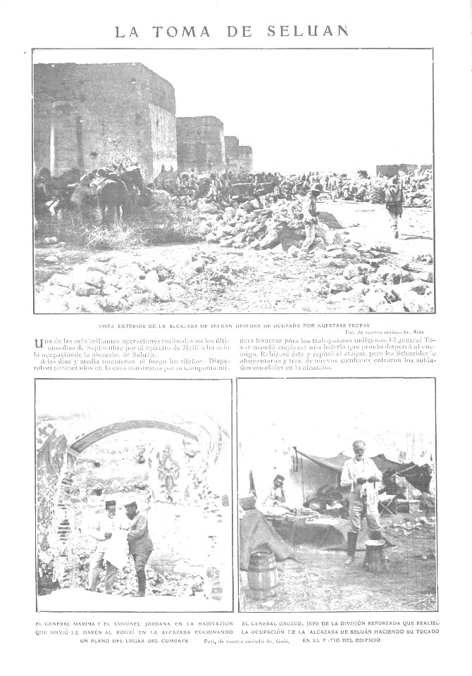 1909-09-29, Actualidades, La toma de Seluan photo