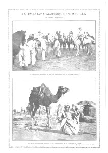 1909-11-10, Actualidades, La embajada marroquí en Melilla, Alba photo