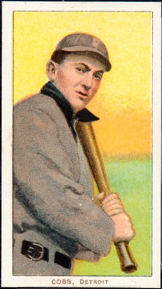 1909-11 T206 Ty Cobb bat-on-shoulder
