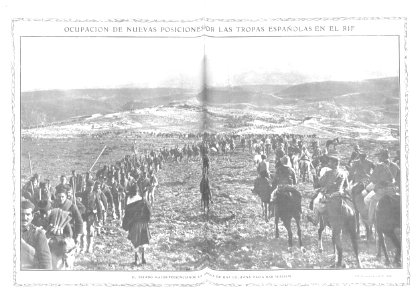 1909-11-17, Actualidades, Ocupación de nuevas posiciones por las tropas españolas en el Rif, Alba photo