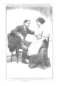1909-11-03, Actualidades, Estreno en el Teatro Lara de Así es la vida, Cifuentes